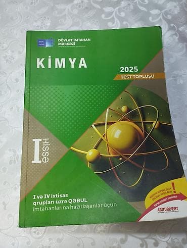 Məhsul: “Kimya – 2025 Test Toplusu”, I hissə Nəşriyyat/İnstitut