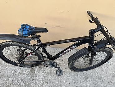 Dağ velosipedi – SHIMANO transmissiyalı, 26" təkərlər - Çərçivə: qara — 3