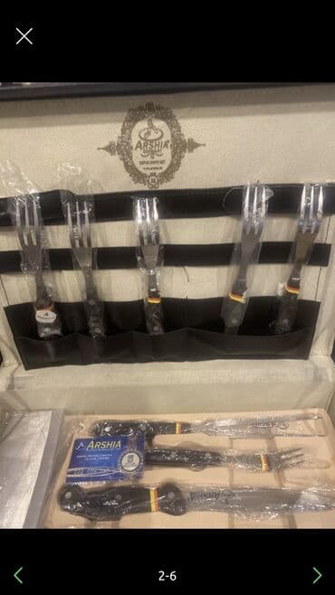 набор ножей: Bıcaq dəsti yeni cemodanda bir necəsi götrülüb qalanlar təzədir — 3