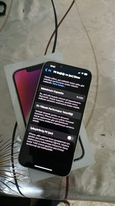 IPhone 14, 128 GB, Ağ, Face ID