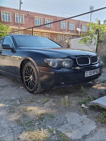 opel vectra a: BMW 7 Series (E65) sedan – qara rəngli, tam ölçülü premium sedan — 2