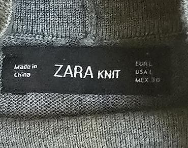 dublyonka kisi: Sviter, Zara, L, rəng - Boz — 2