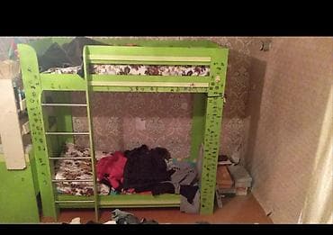 Oğlan və qız üçün, Çarpayı, Matras ilə, Siyirməsiz, Taxta