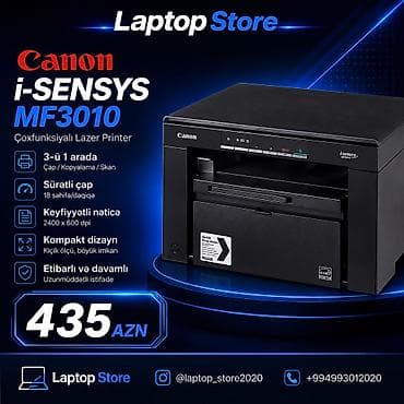🔥 Canon i-SENSYS MF3010 – 3-ü 1 arada Lazer Printer! 🔥 📌 Çap • Skan • lalafo.az -da 🔥 Canon i-SENSYS MF3010 – 3-ü 1 arada Lazer Printer! 🔥 📌 Çap • Skan •