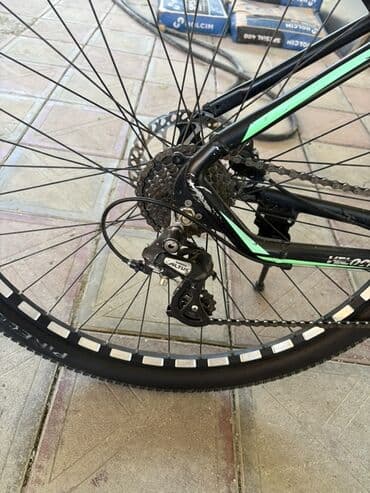 электронный велосипед: Velosiped – MTB tipli - Çərçivə: Alüminium ərintisi, mat qara rəngdə — 8