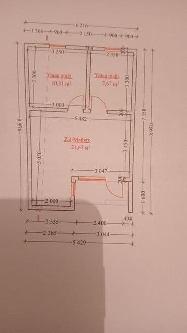 qara qarayev: Ramana qəs. 2 otaqlı, 40 kv. m, Kredit yoxdur, Yeni təmirli — 9