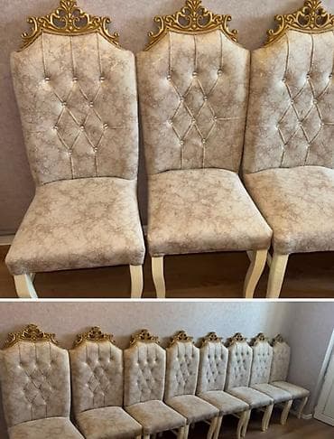 stull: Qonaq otağı üçün, Yeni, Qatlanmayan, rəng - Bej Stul — 1