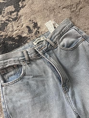 Женская одежда: Джинсы, PULL&BEAR, S, цвет - Голубой — 3