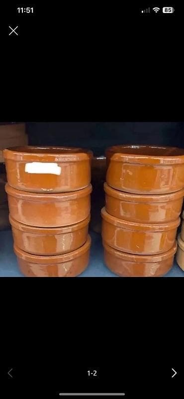 dibçekler: Gil qablar dəsti – təndir və soba yeməkləri üçün Məhsul təsviri: - — 2