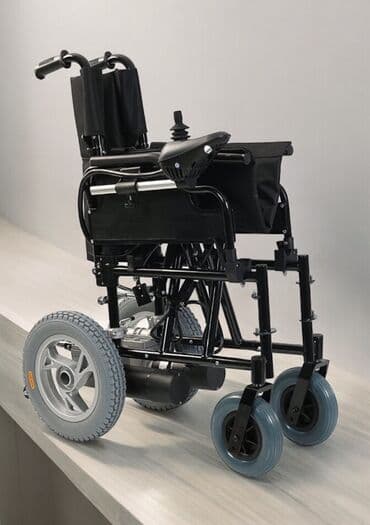 Əlil arabaları: Elektrik təkərli kreslo – kompakt, idarəsi asan, qatlana bilən model — 2