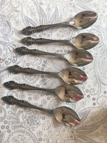 Çay qaşıqları 6 dənə .sovet malı .nerj.təzə