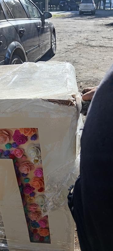 led tablo: Dekorativ hərf konstruksiyaları – “E” və “T” - Material: sıx — 4