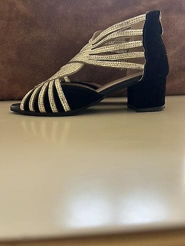 Basanoşka və səndəllər: Qadın üçün iki cüt ayaqqabı dəsti 1) Rəqs/şənlik üçün sandal - Rəng — 8