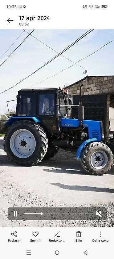 otaq yoldası: Traktor mtz 89.2 satılır. İli 2018. 5944 moto saat. Hər şeyi zavoddu — 3