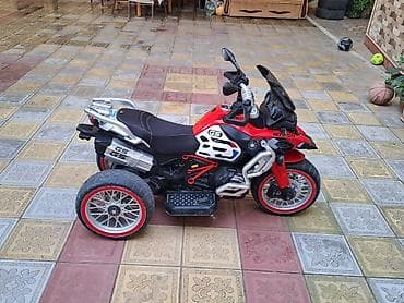 usaq geyim: Uşaq üçün elektrikli üçtəkərli motosiklet (adventure tərzi) - Korpus — 2