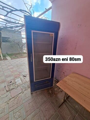 xaladeni: Vitrin tipli soyuducu - Şüşə qapılı, ticarət vitrini üçün uyğundur - — 1