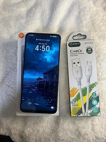 honor planset: Honor X7a, 128 GB, Barmaq izi, Face ID — 2