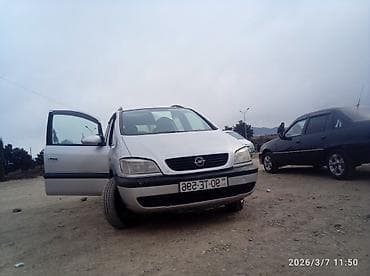 qara 07 sekilleri: Opel Zafira, gümüş rəng, 7 yerlik kompakt miniven. qiymətinde — 1