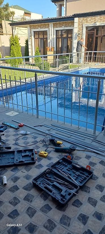 ремонт балконов: Alüminium məhəccər və balkon tutacaqları – istehsal və quraşdırma - — 1