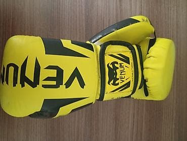 Venum boks əlcəkləri – sarı/qara dizayn - Brend: Venum - Model: “Hand