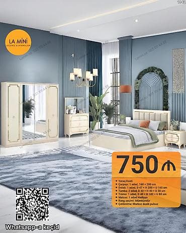 Yataq Dəsti – LA MİNİ (Laconic & Minimalism) Komplektə daxildir