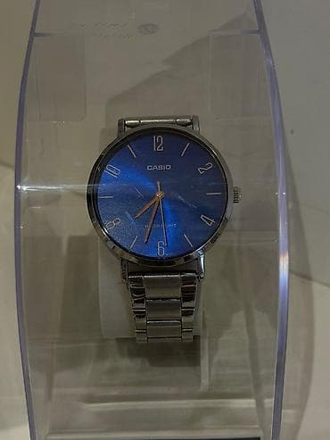 Kişi ayaqqabıları: Yeni, Qol saatı, Casio, rəng - Mavi — 1