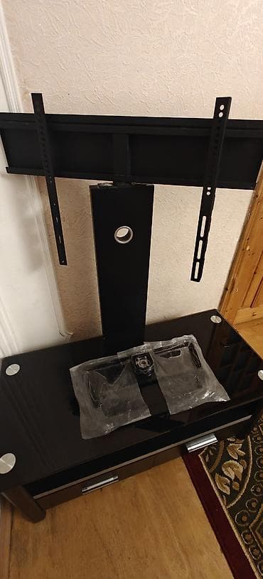 Düz TV altlığı, Polkalı, Şüşəli — 5