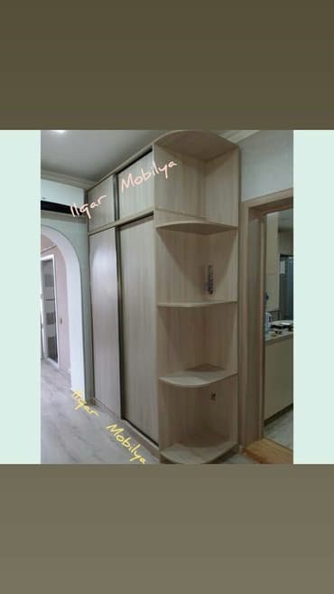 kupe dolablar: Düz dolab, Dəhliz üçün, Paltar üçün, Kupe, Quraşdırıla bilən, 2 qapılı — 3