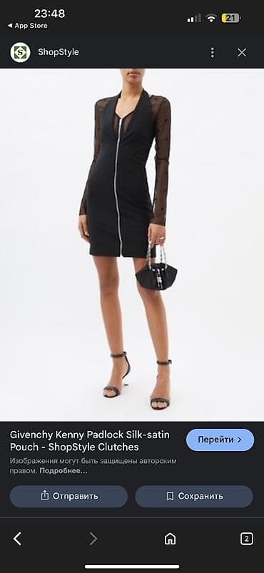 Женская одежда: Коктейльное платье, Мини, Givenchy, M — 2