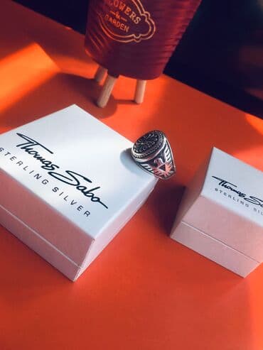 gümüş kişi üzükleri: Üzük, Thomas Sabo, Gümüş, Qaşsız — 8