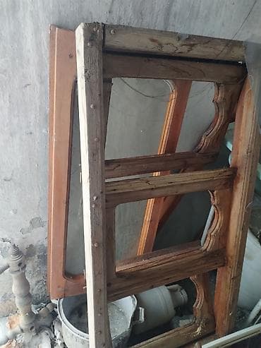 dovşan şəkilləri: İşlənmiş Taxta pəncərə, Еni: 1 sm, Uzunluğu: 1 sm — 2