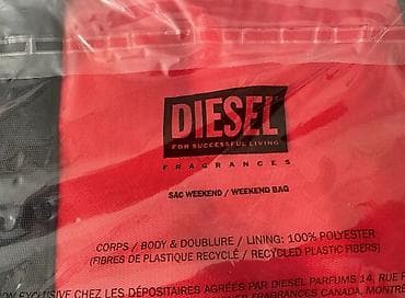 big bag: DIESEL qırmızı idman/səyahət çantası - Brend: DIESEL (Fragrances — 5