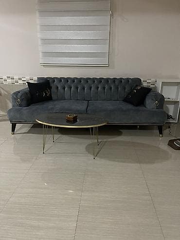 salon mebelleri: Klassik divan, Qonaq otağı üçün, Açılmayan — 4