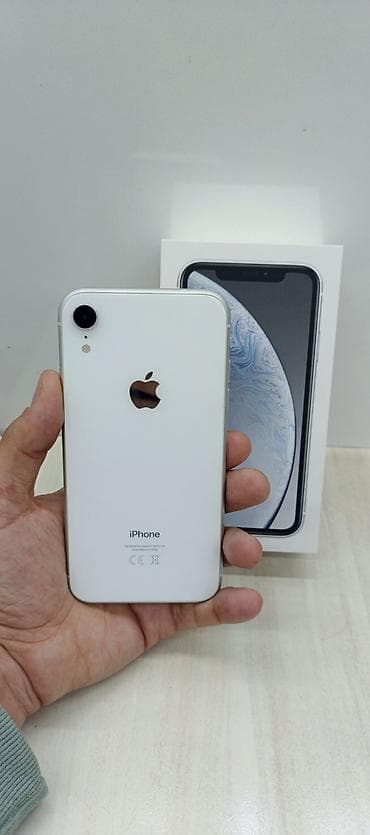 iphone x ekran: IPhone Xr, 256 GB, Ağ, Face ID — 3