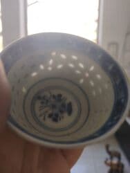“Düyü naxışlı” qədimi Çin piyaləsi (Rice Grain Porcelain) Nadir əl işi