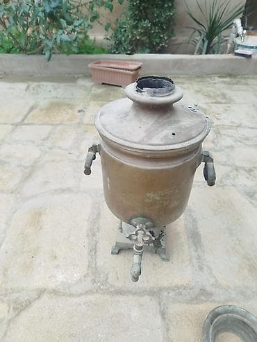 mis aftafa: Antik köhnə tip samovar 1886 cı ilin peçatı peçat çoxeu çar dövründən — 2