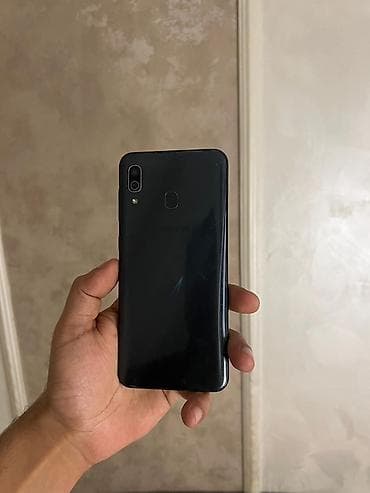 telefonların satisi: Samsung Galaxy A30, rəng - Qara, Barmaq izi — 5