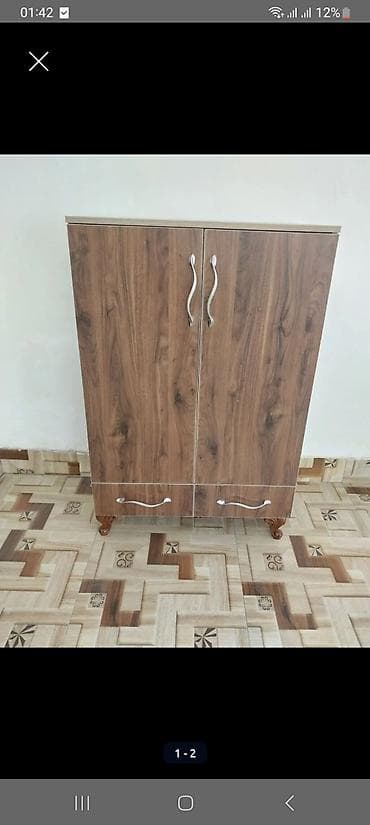 камот: Gence. İkiqapılı komod/dolab - Material: laminat (taxta teksturalı — 2