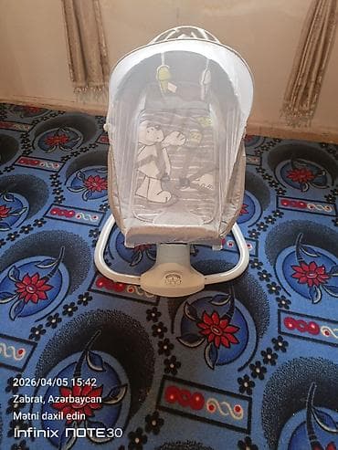 качалка кресло: Для девочки и мальчика, Колыбель, С механизмом качания — 2