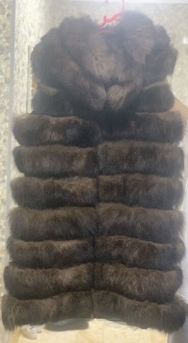 deri jilet: Jilet, 3XL, rəng - Qəhvəyi — 3