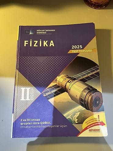Məhsul: Fizika 2025 – Test Toplusu (II hissə) Xüsusiyyətlər: - — 1