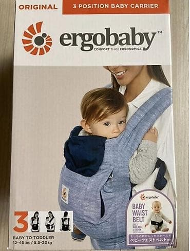 triko dest: Ergobaby Original – 3 mövqeli uşaq daşıyıcısı - Ergonomik dizayn — 1
