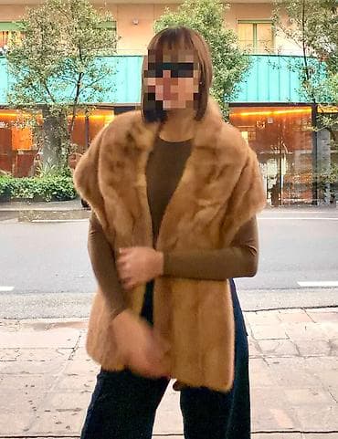 Cinslər: Vintage Mink kürk şal/bolero Italya/Milanda vintage magazadan — 5