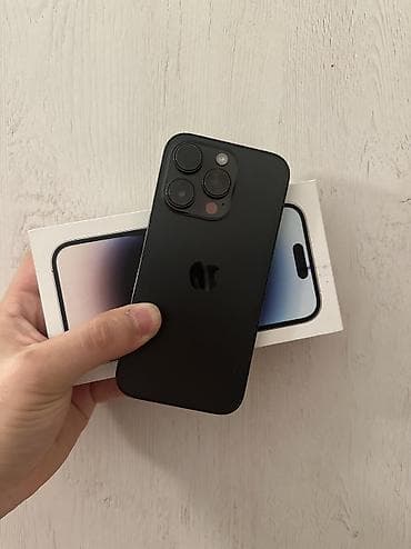 iphone 12 satış: IPhone 14 Pro, 128 GB, Qara, Face ID, Sənədlərlə — 2