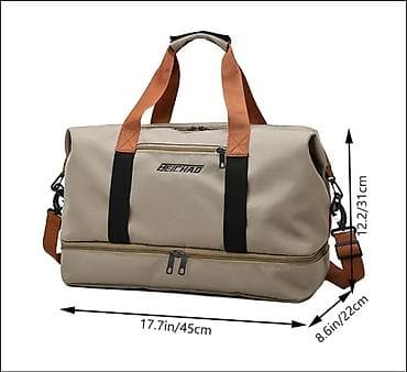 Səyahət/İdman çantası – - Ölçülər: - Qara model: 10 azn 41 x 14 x 33 — 2