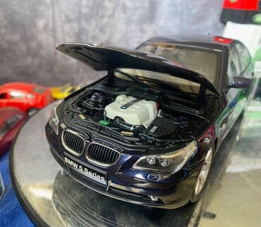 metbex tavan modelleri: Коллекционная модель BMW 545i E60 dark blue 2008 KYOSHO Scale 1:18 — 15