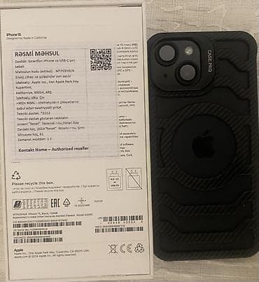honor x9a irşad: IPhone 15, 128 GB, Qara, Zəmanət — 3