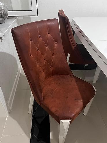 stulla: Qonaq otağı üçün, Açılan, Dördbucaq masa, 6 stul — 2