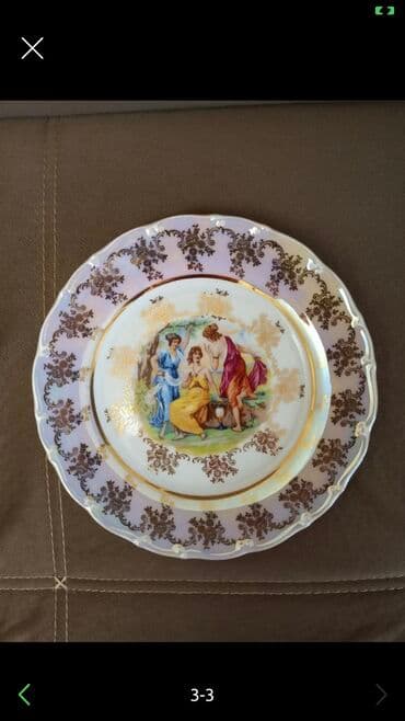 Boşqablar, rəng - Ağ