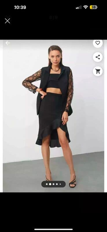 dəridən qadın ətəkləri: S ölçü — 1